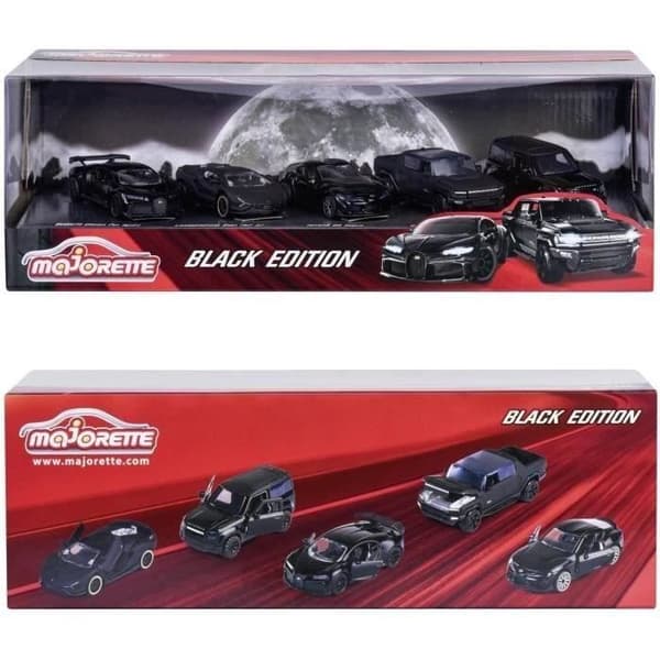 MAJORETTE - Gavepakke - Black Edition 5Pcs gavepakke - Samleobjekter