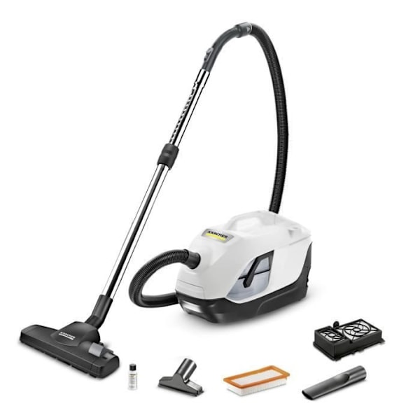 KARCHER DS 6 - Säiliöimaton imuri vesisuodatuksella - 650 W - Päästää ulos 99,95 % puhdasta ja pölyttömämpää ilmaa