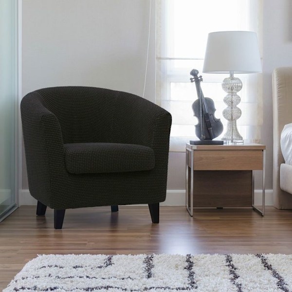 Sofaskins NIAGARA 1-sits fåtöljöverdrag - Svart Svart