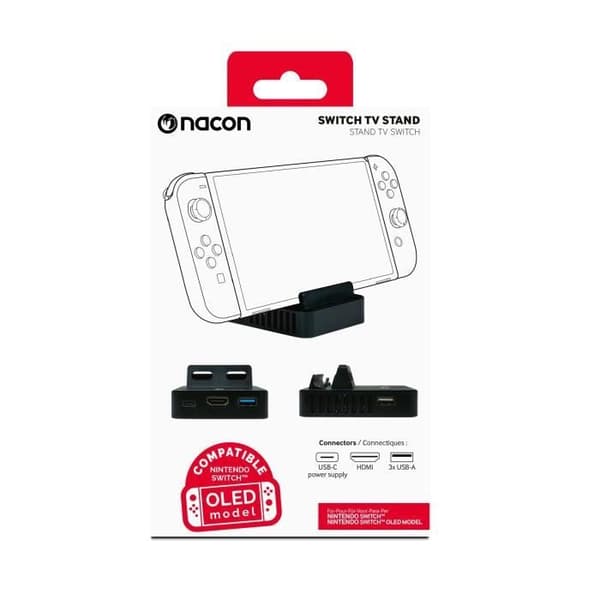 Station d'accueil - Nintendo - Switch/Switch OLED - HDMI - 4K - Bærbar