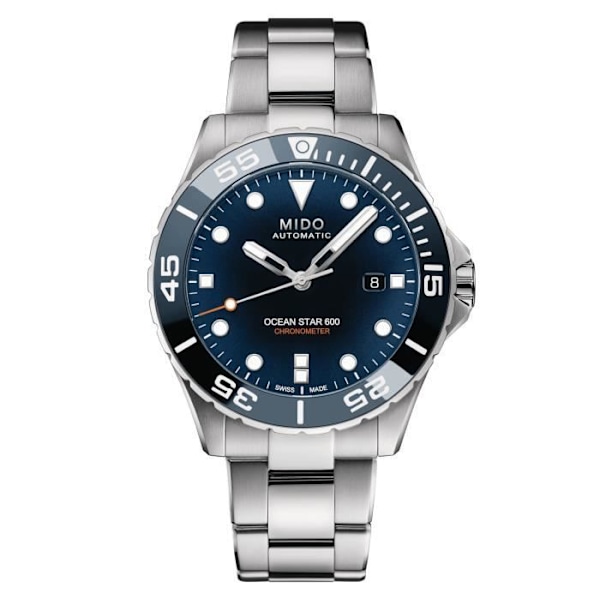Klocka - MIDO - Ocean Star 600 - Chronometer COSC - 43,5mm - Automatisk - Stål Blå