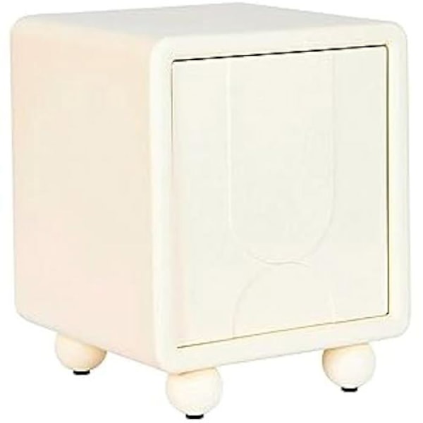 Yöpöytä - DKD HOME DECOR - Valkoinen - MDF Puu - 40x45x55 cm - Laatikot Vit