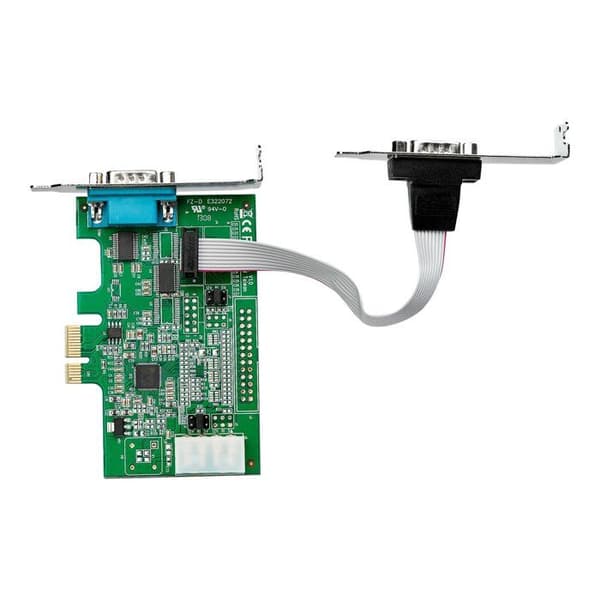 PCI Express seriel kort med 2 RS232 porte - STARTECH - Windows/Linux kompatibel - UART 16950