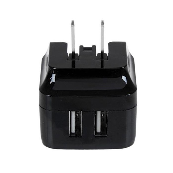 STARTECH 2-ports USB-vægoplader - Høj effekt (17W / 3,4A) - Til iPad, iPhone