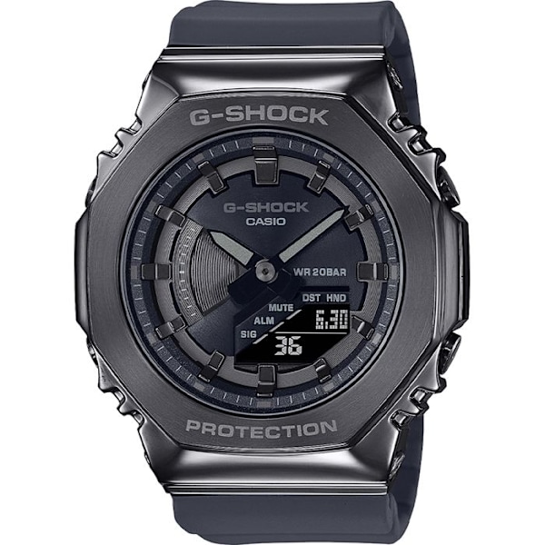 Damklocka - Casio - GM-S2100B-8AER - Kvarts - Analog - Grå plast Grå
