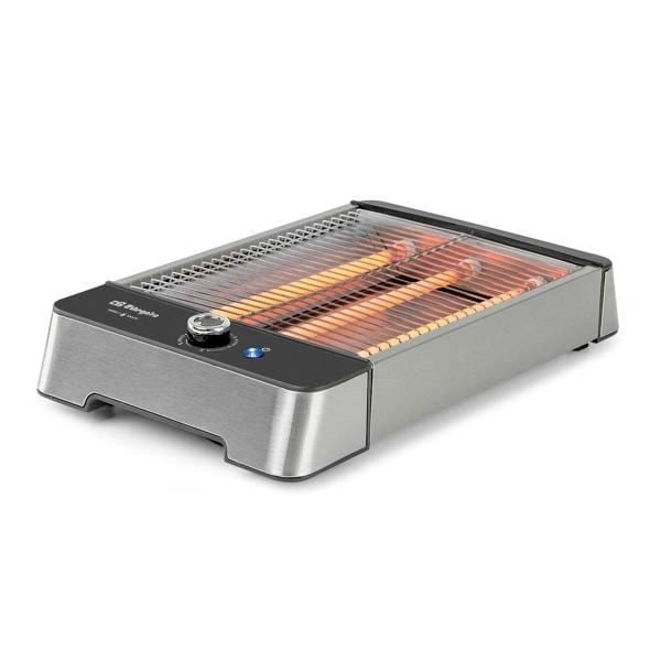 Orbegozo TO 2030 horisontal brødrister i rustfrit stål 600 W med 6 ristepositioner, giver dig mulighed for at grille alle typer af