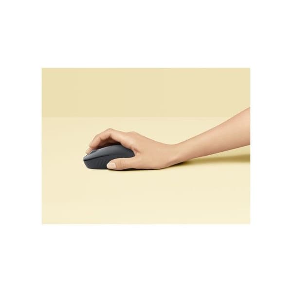 Trådløs mus - LOGITECH - M196 - Bluetooth - Forlænget ergonomi - Kompakt design Grafit