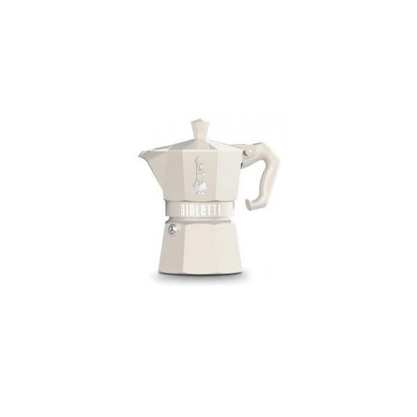Kaffebryggare - BIALETTI - Moka Exclusive - 3 Koppar - Creme - Induktionskompatibel