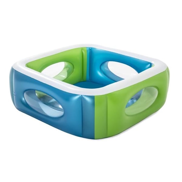 Oppustelig Pool - Bestway - Vindue - 168x168x56 cm - Firkantet - Holdbare materialer
