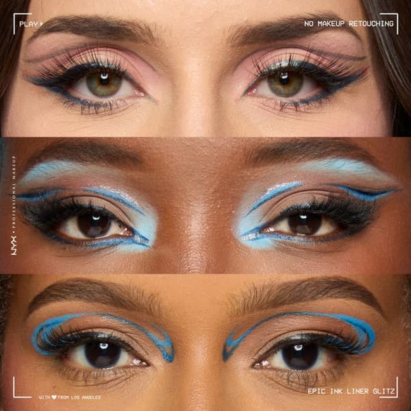 NYX Professional Makeup Epic Ink Eyeliner Glitz KIMALLAOMATTI KIMALLEOMPELU