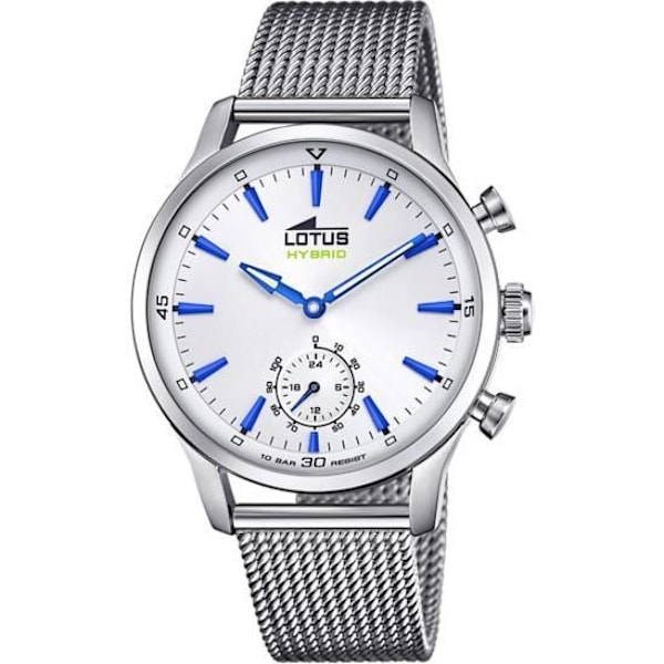 Smart klocka - Lotus - Smartime Hybrid - Vattentät 10ATM - Rostfritt stål - 43mm