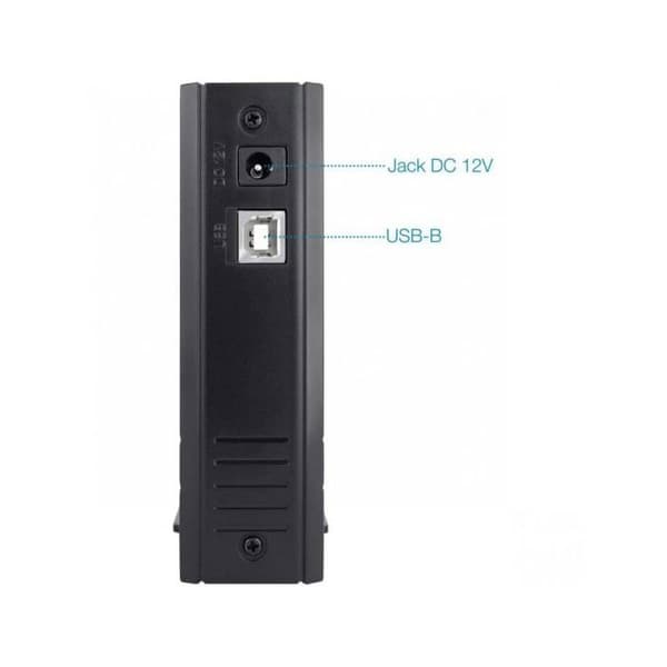TooQ TQE-3520B 3.5'IDE/Sata3 harddiskkabinet - Sort