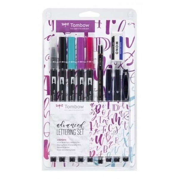 Tombow LS-ADV, sort, blå, 10 stk.