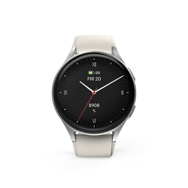 Älykello "8900", GPS, AMOLED 1,32", puhelintoiminto, Alexa, hopea