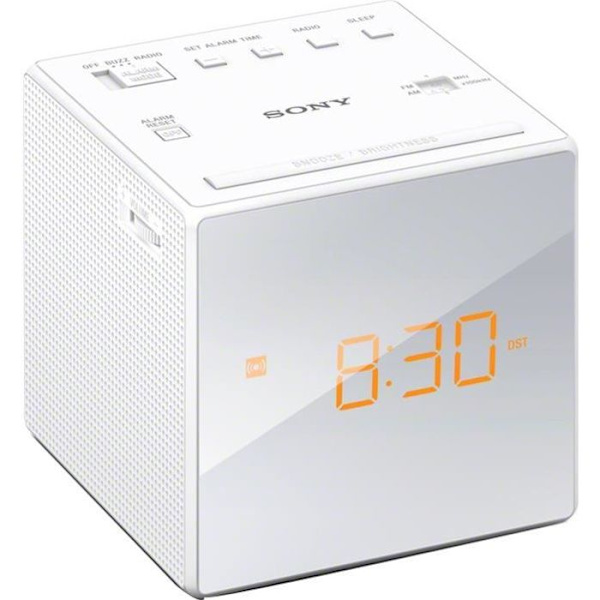 Sony ICFC1W clockradio Hvid