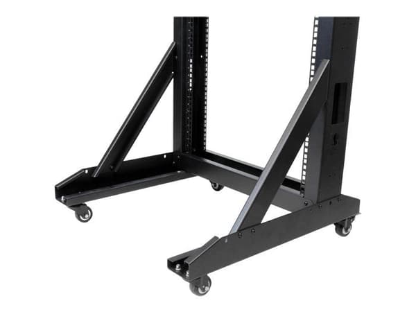 Serverrack - StarTech.com - 42U - Robust stål - Kapacitet 300 kg - Drejelige hjul