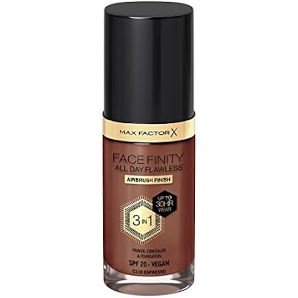 Meikkivoide - MAX FACTOR - Facefinity All Day Flawless - C110-espresso - 30 Ml - Kaikille ihotyypeille espresso