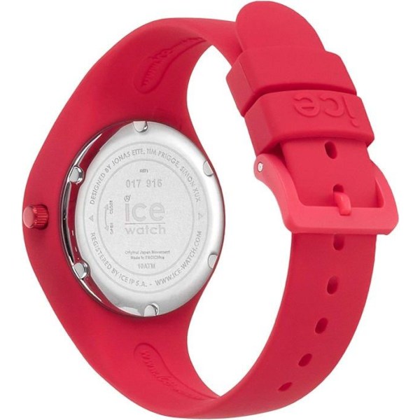 Kello - Ice-Watch - ICE väri Huulipuna - Punainen - Silikoni-ranneke - Analogi Röd
