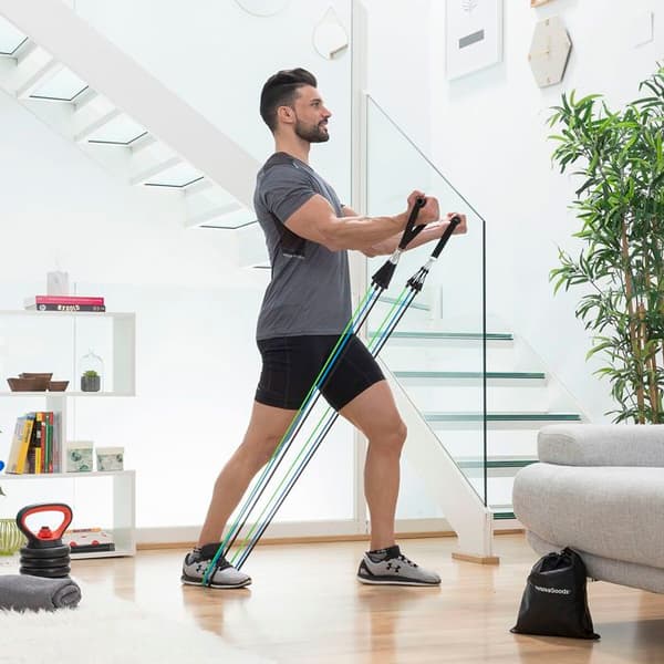 Vibrationsplatform - INNOVAGOODS - Vivflow - 99 niveauer - Bluetooth højttaler - 5 programmer Blå