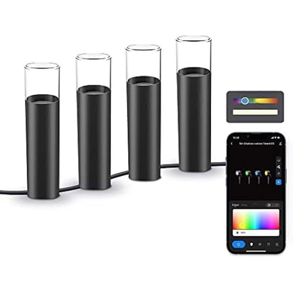 LED-bånd - Ksix - Sæt af 4 - Farver - IP65 - Wi-Fi-forbindelse Farver