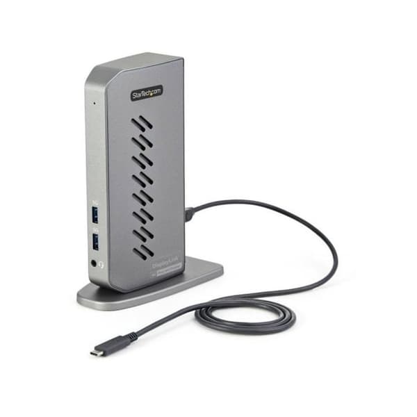 USB Hub - Startech - DK30A2DHUUE - 6 Porte USB A - 1 Port RJ-45 - Sort