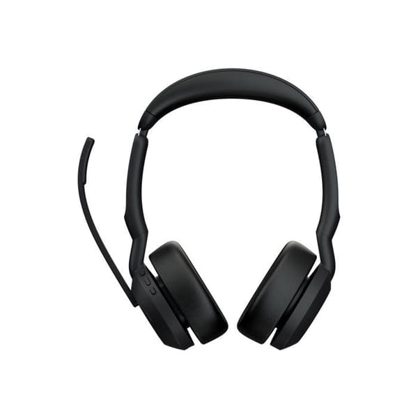 Headset - Bluetooth - trådløst - USB-C - Jabra - Jabra Evolve2 55 MS Stereo - headset - med ladestander