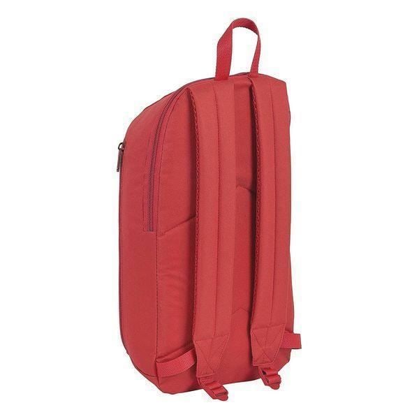 Rygsæk - Safta - Rød - Polyester - 10 L - Ergonomisk polstring Svart