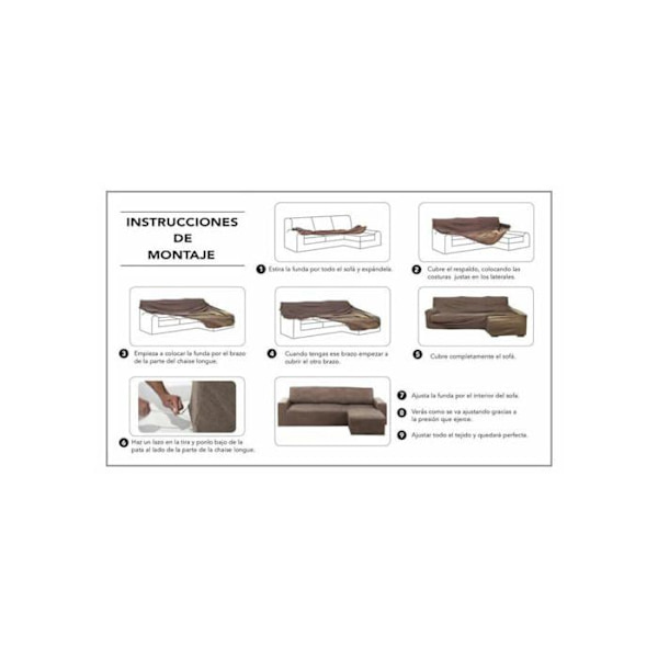 Sofaovertræk - Hosteline - Cameron - Bordeaux - Multifarvet - 48x29x7 cm - One size