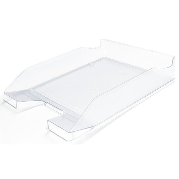 Postlåda - Q-Connect - A4+ - Stapelbar - Transparent - 350x255x65mm Transparent