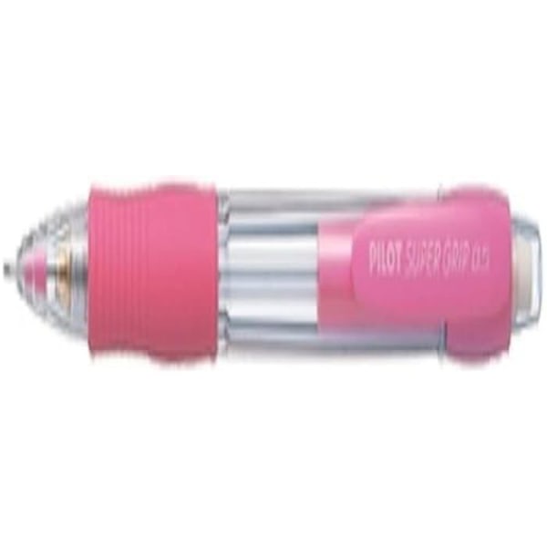 Mekanisk penna - PILOT - Supergrip - Set om 12 - Rosa färg - Hög kvalitet - Integrerat suddgummi rosa