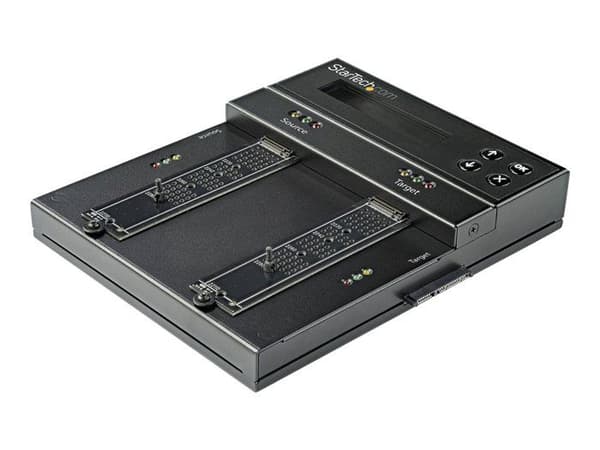 Diskduplikator og sletter - StarTech.com - M.2 SATA & NVMe - 7,5 Go/min - 2.5/3.5 tommer - Standalone
