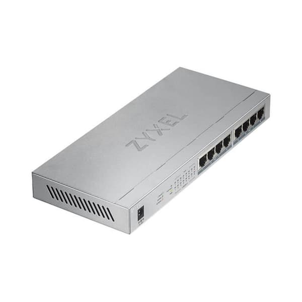 ZYXEL GS1008HP 8 Port Ethernet Switch - 2 Layer Understøttet - Twisted Pair - Desktop