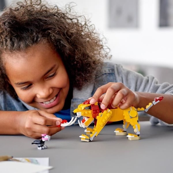 LEGO® Creator 3-i-1 vild løve - dyreminifigurer - byggelegetøj