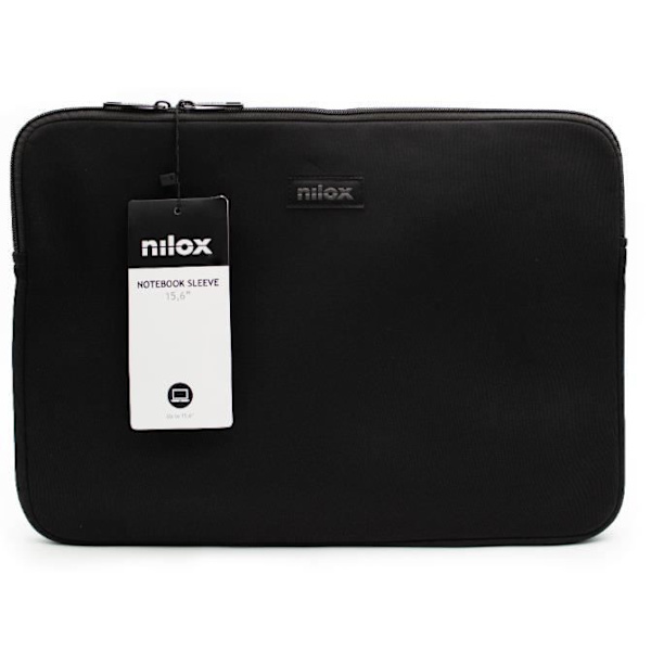 Bærepose til bærbar computer - NILOX - NXF1501 - 15.6 tommer - Neopren - Sort