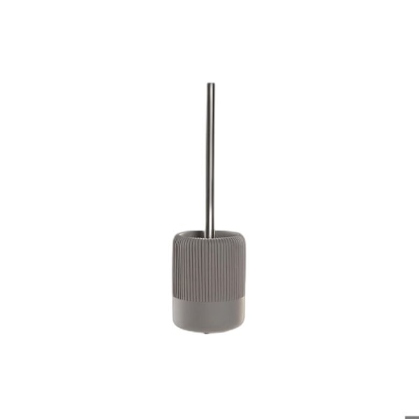 Cement og rustfrit stål toiletbørste DKD Home Decor grå