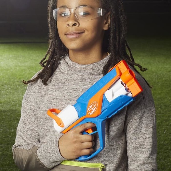 NERF blaster Agility N Series, 12 Nerf N1 dart kun til Nerf N Series blastere, 6 dart løb, udendørs spil Flerfarvet