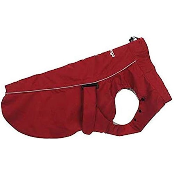 Vattentät krage - RÖD DINGO - Perfekt passform - Nubuck - Justerbar - Långvarig komfort Röd