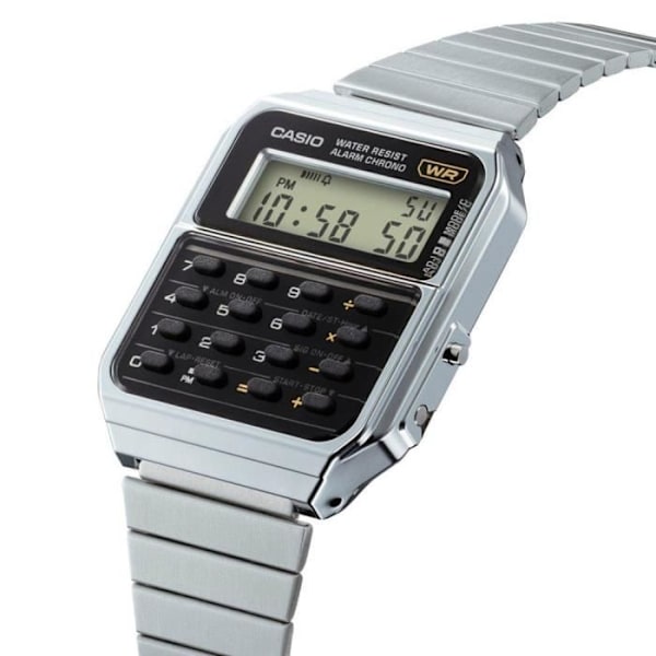Casio Ur - Unisex - CA-500WE-1AEF - Rustfrit stål - Sort - 3 bar Pengar