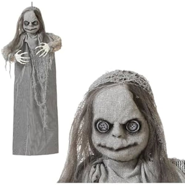 Festdekoration - BigBuy Home - Halloween spöke 90 cm - Flerfärgad - Dekorativa föremål - Blandat mångfärgad