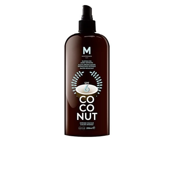 COCONUT sololie mørk garvning SPF6 200 ml
