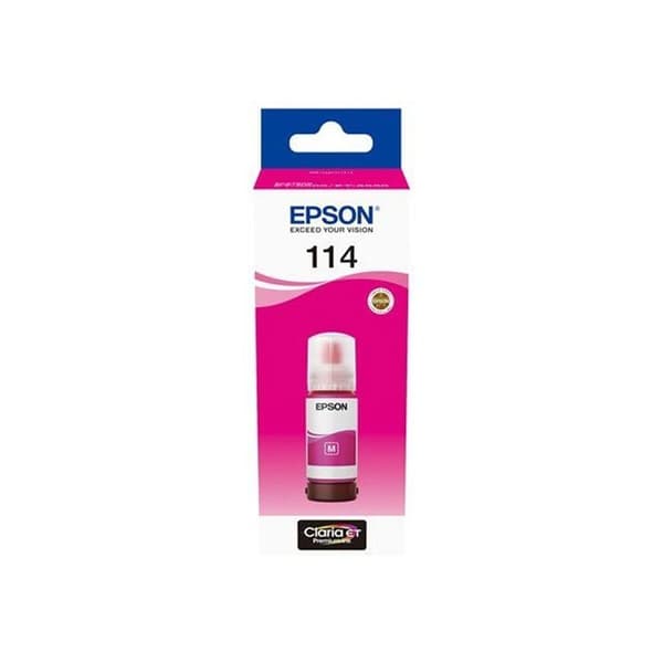 Blækflaske - Epson - Ecotank 114 - Magenta - 70ml - Original