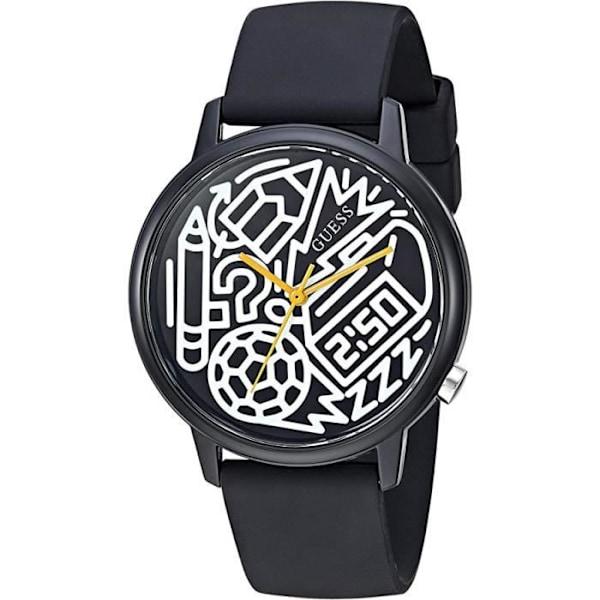 Klocka - Guess - Time To Give V0023M8 - Kvarts - 42 mm - Svart - Silikon Svart