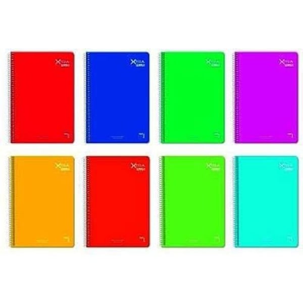 Notebook - PACSA - A4 - 80 sider - 90 g/m² - Enkelt linje - 5 enheder