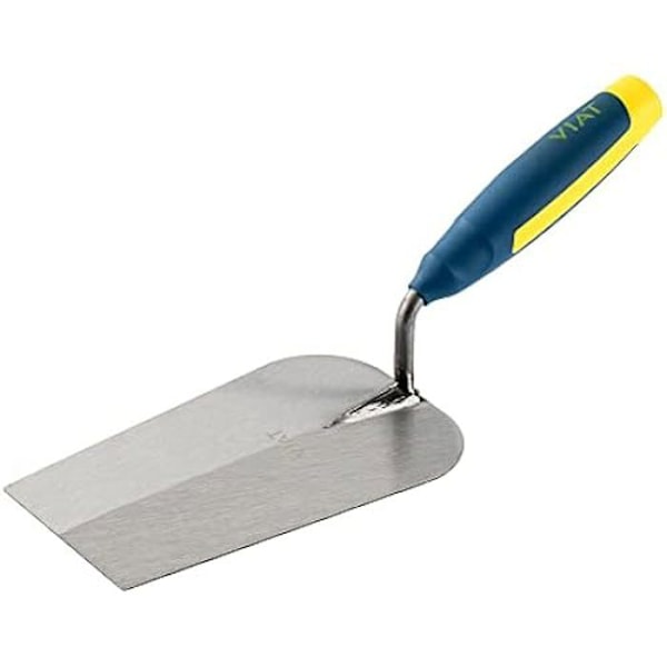 Andalusisk glättare - VIAT - Vt43a - Behandlad stålplåt - Ergonomiskt bi-material handtag - Optimal komfort Metallic, svart