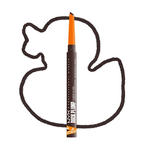 NYX Professional Makeup Duck Plump Plumping Huulilinja, huulikynä, jopa 10h kestoa, mattapinta, Double Dose