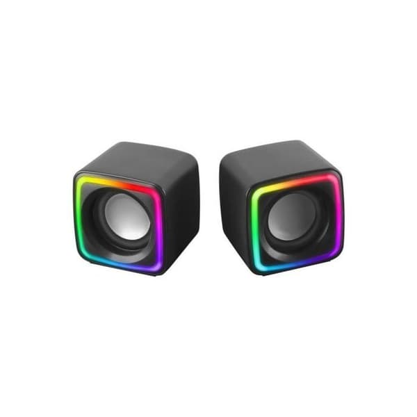 PC-højttalere - MARS GAMING - MSCUBE - 8W - Baggrundsbelyst - USB
