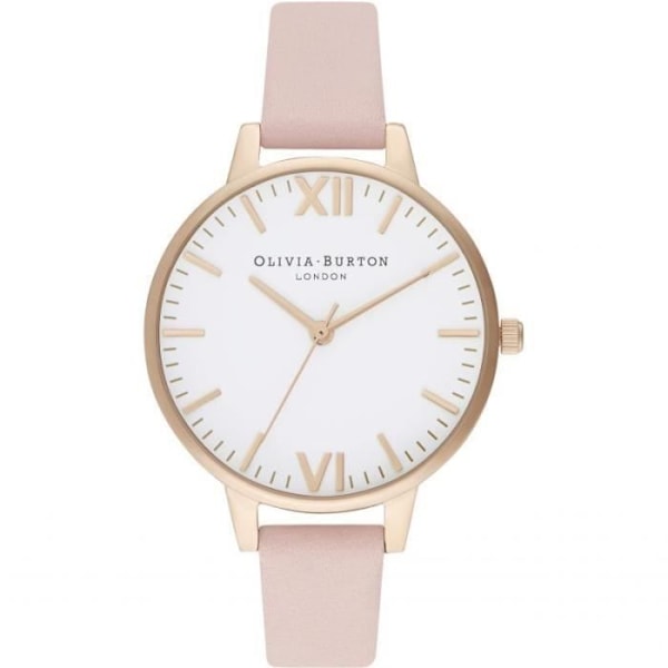 Klocka - Olivia Burton - OB16TL14 - Läder - Rostfritt stål - 34 mm Korall