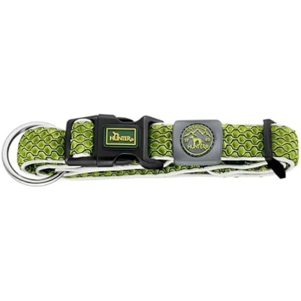 Hundehalsbånd - HUNTER - Hilo Vario Plus XL - Lima - 45-70Cm - Grøn - Stor Lima