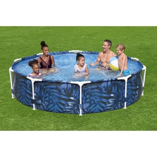 Bestway stålprofi pool - 305 x 66 cm - Rund Blå