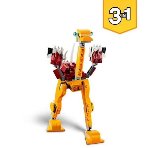 LEGO® Creator 3-i-1 vild løve - dyreminifigurer - byggelegetøj